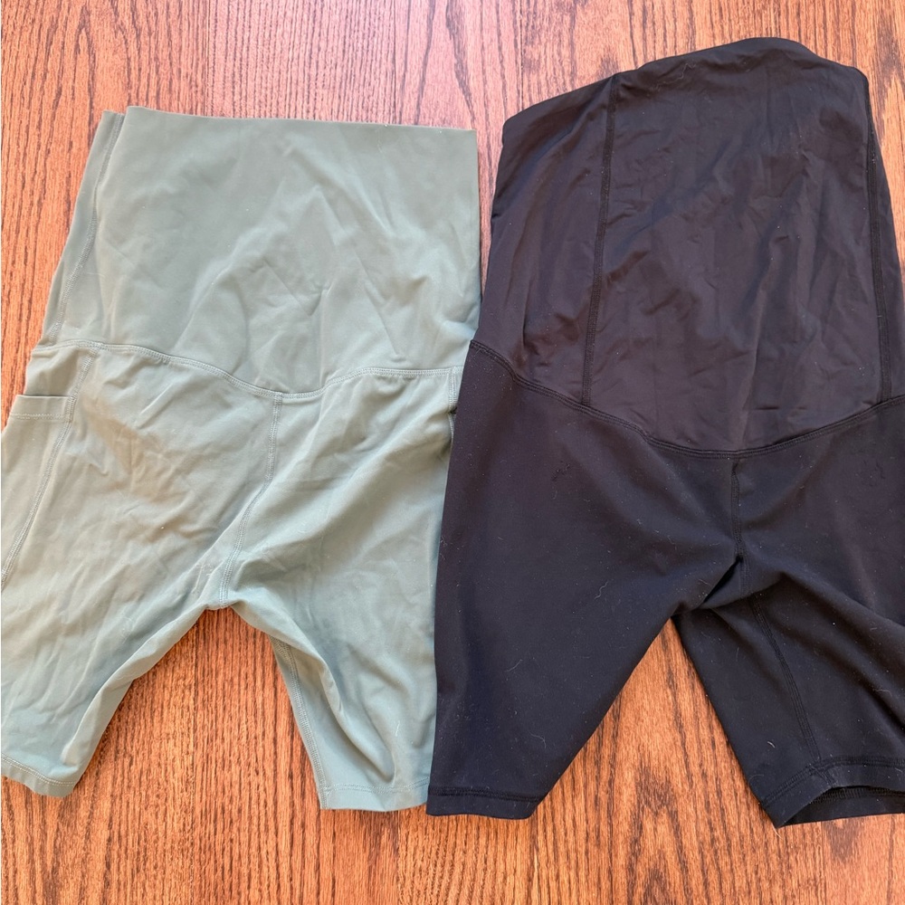 Maternity bike shorts